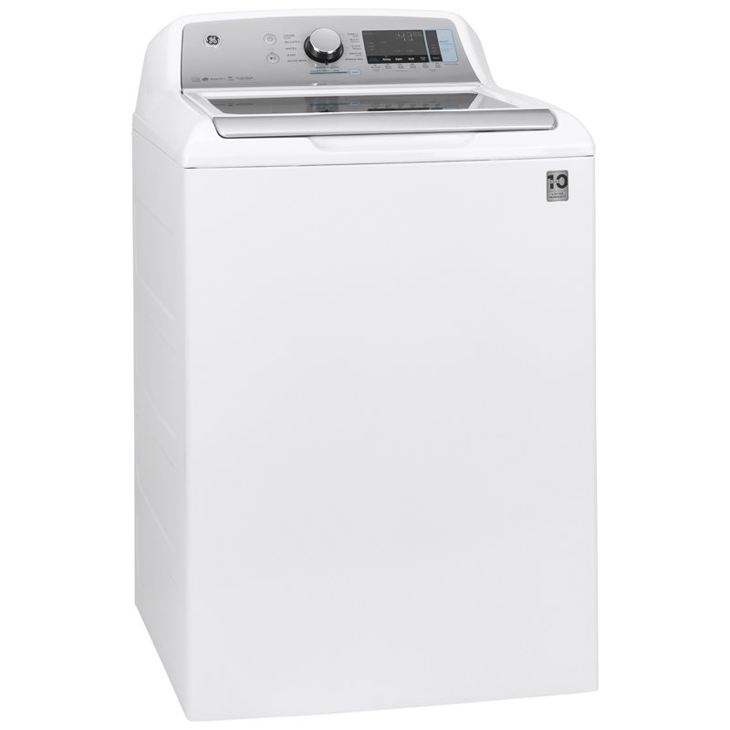 GE Appliances Smart 5 cu. ft. Energy Star High Efficiency Top Load Washer with Smartdispense